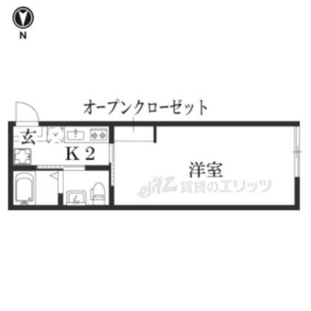 サンクトスコート五条室町の物件間取画像